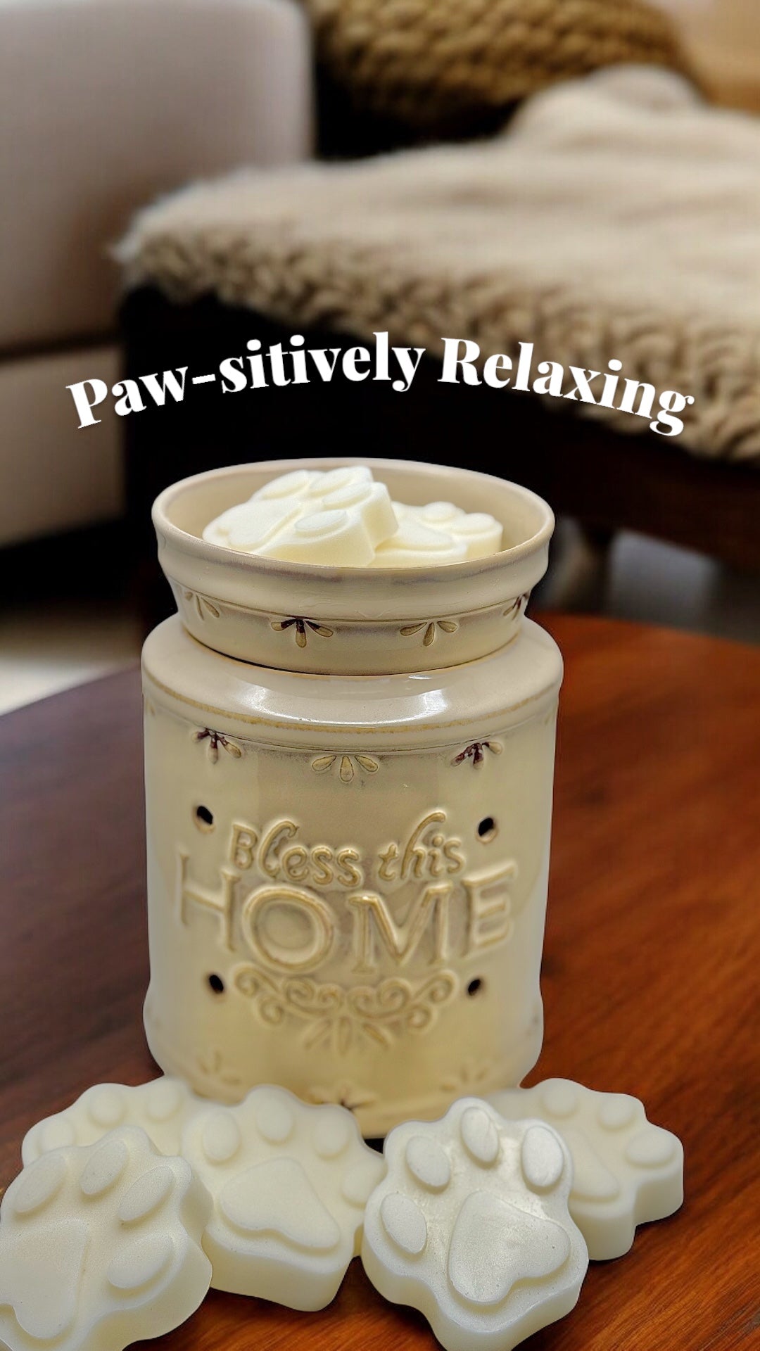 Odor Eliminator Paw Print Wax Melts