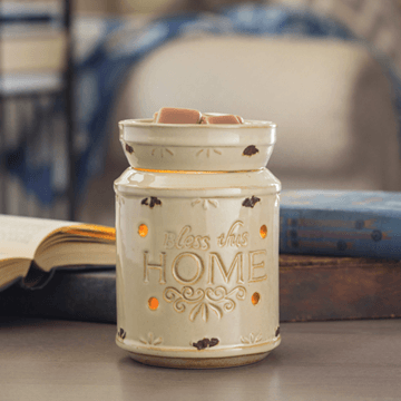 Ceramic Illumination Tart Warmer - Bless This Home